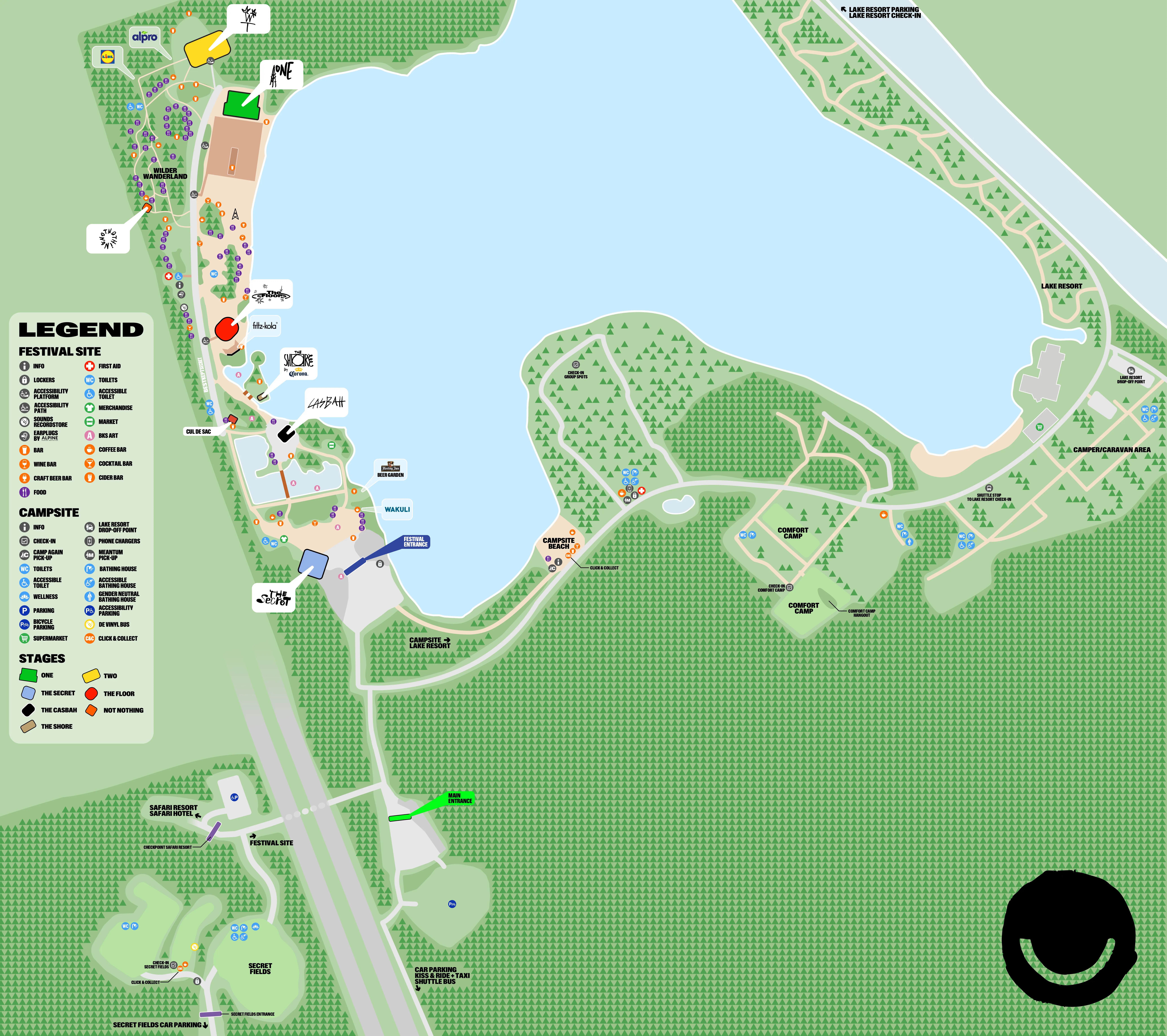 Best Kept Secret 2026 map